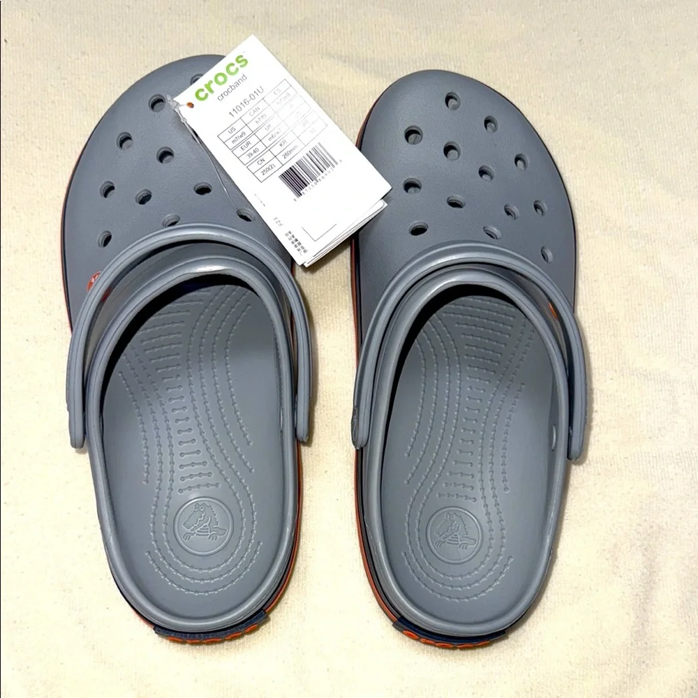 Classic Gray Crocs Clogs - Picture 1 of 5